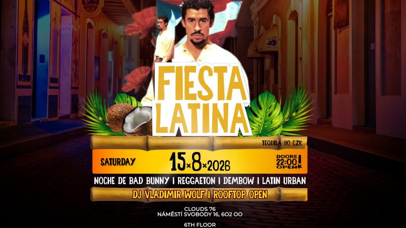 FIESTA LATINA 💃🏻 Noche de Bad Bunny 🇵🇷