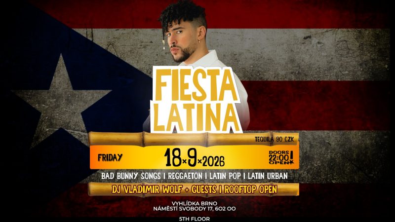FIESTA LATINA 💃🏻 Noche de Bad Bunny 🇵🇷