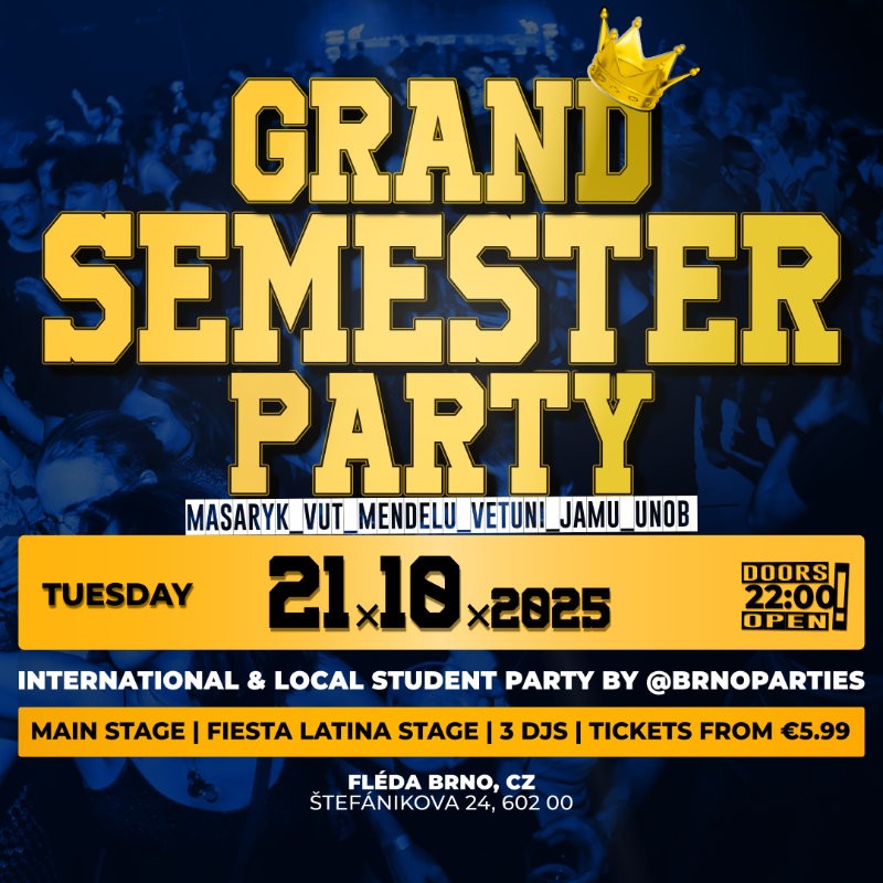 GRAND SEMESTER PARTY 👑🎓